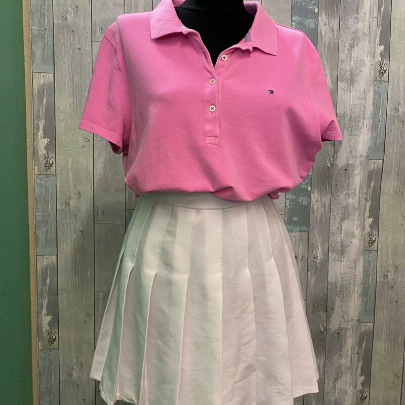 Tommy Hilfiger Polo Top
Pink
 Size: X Large (Cropped)