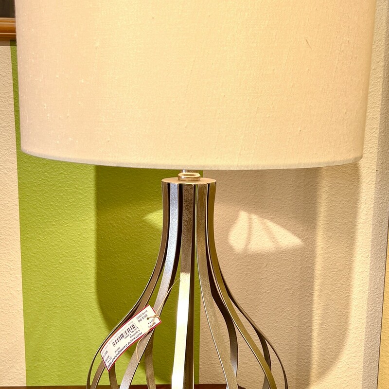 Metal strips Table Lamp
Size: 24\" H

Second one available Item #98763