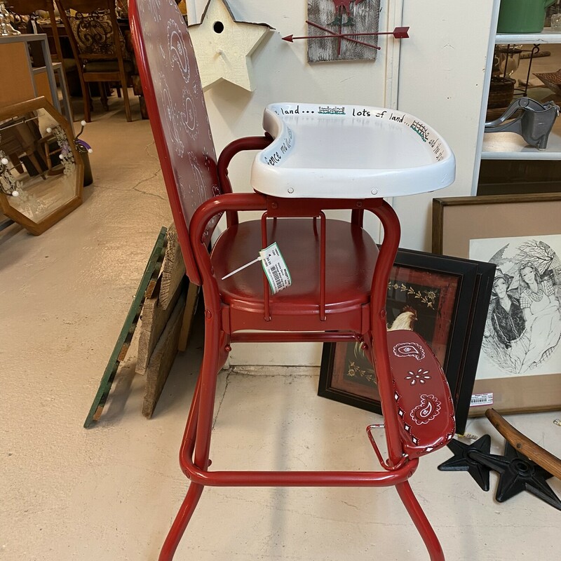 Vintage Metal High Chair
Size: Standard
HandPainted