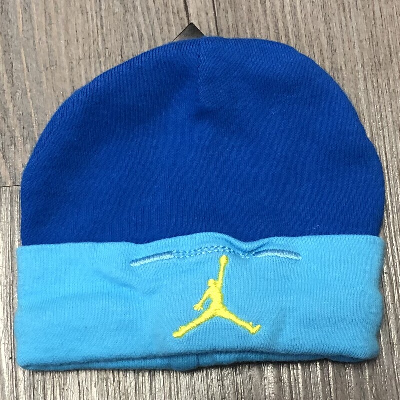 Jordan Cotton Baby Hat, Blue, Size: Newborn