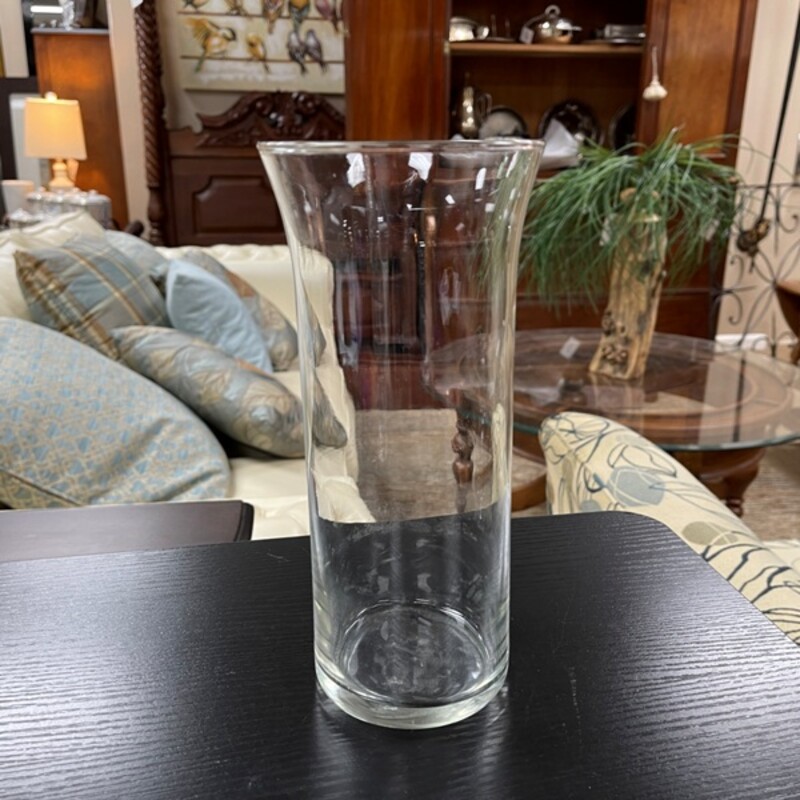 Glass Vase, Size: 9 Tall
