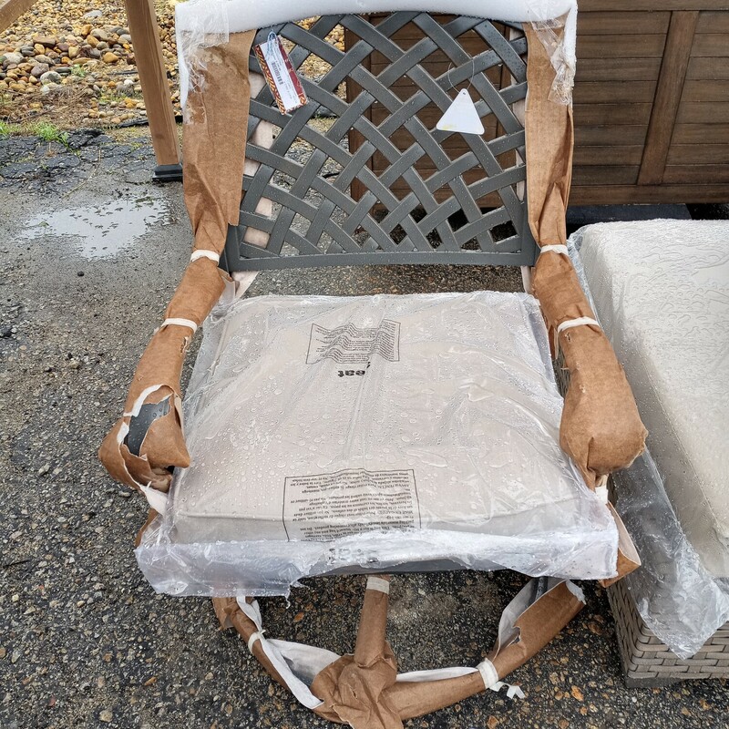 Cast Metal Swivel Chair