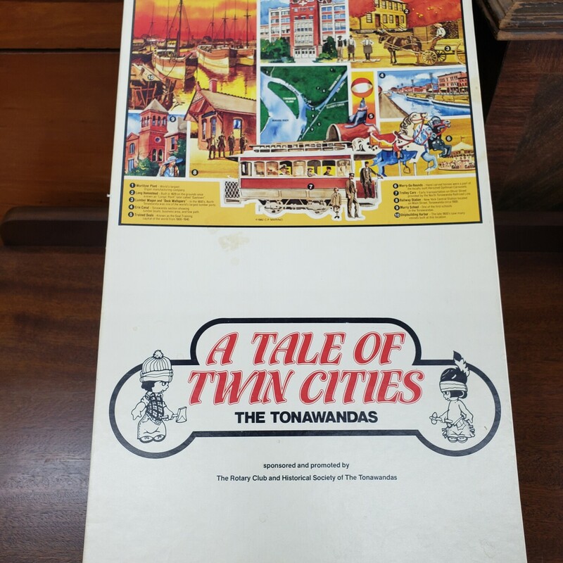 Tale Of Twin Cities Board Game, Complete, Size: Tonawanda, NY
