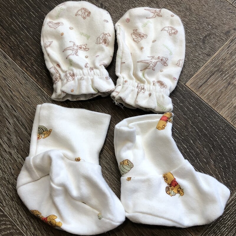 Baby Mitts And Booties, Multi, Size: Newborn