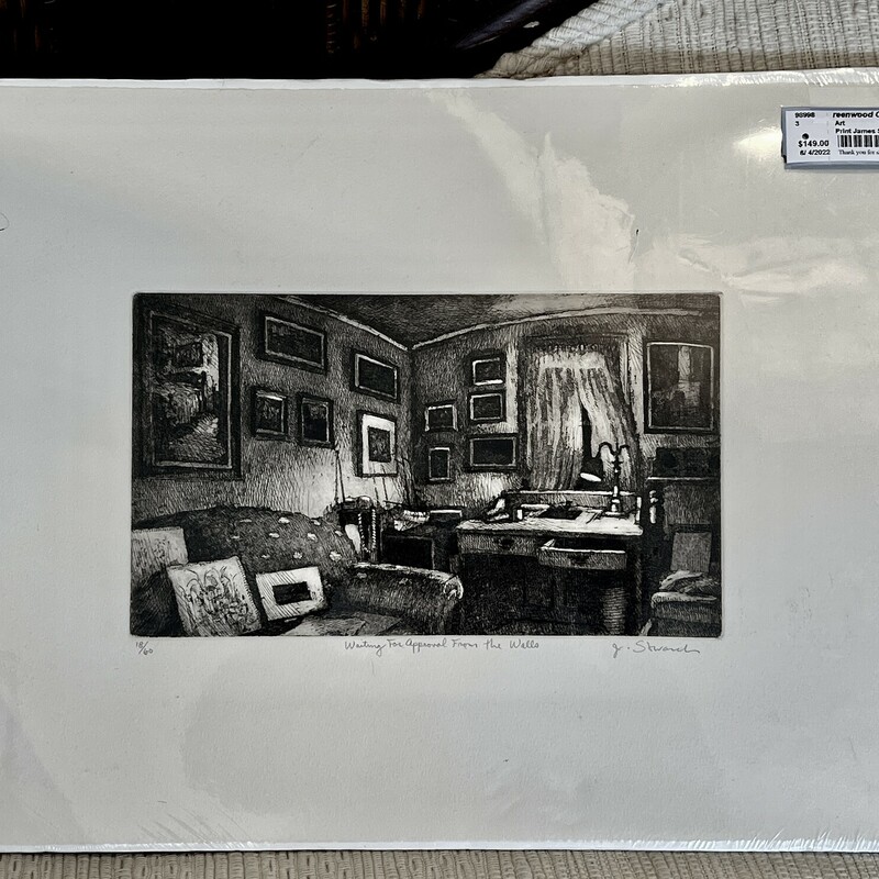 Print by James Skvarch ready for framing
Size: 21x15