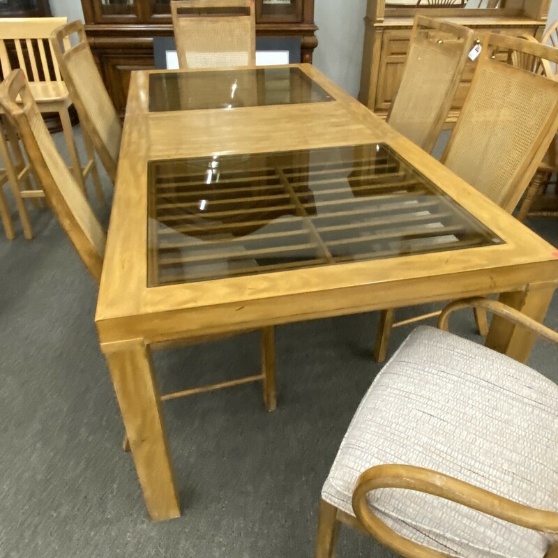 Drexel Table with 1 Leaf and 6 Chairs