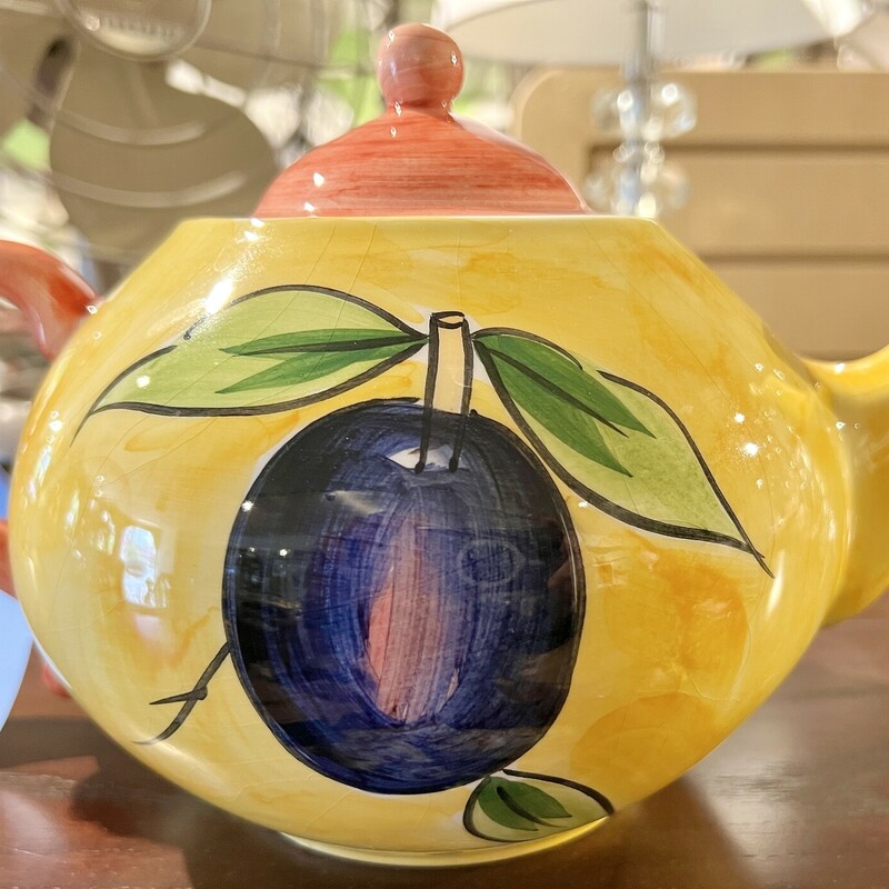 Italian Hand Painted  Teapot