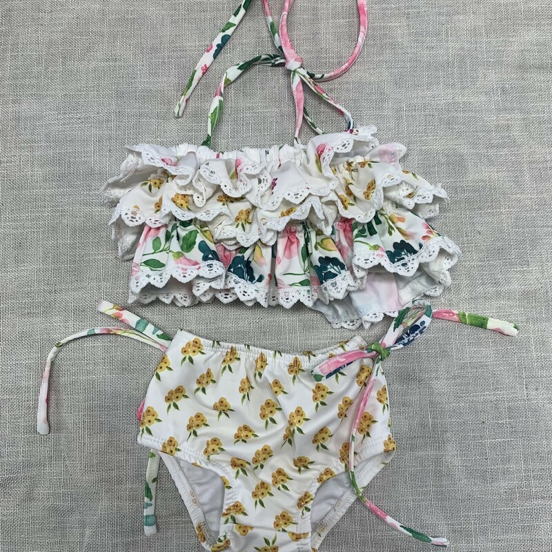 Girl 2 Pc Ruffle Swim