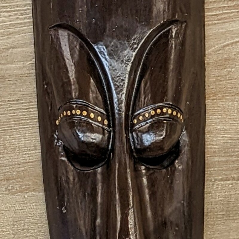 African Wood Mask
Brown Red Yellow Size: 5 x 3 x 24H