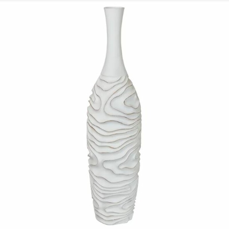 Ella-Mai Resin Floor Vase
White Brown Size: 5 x 24H
Retails: $209.99