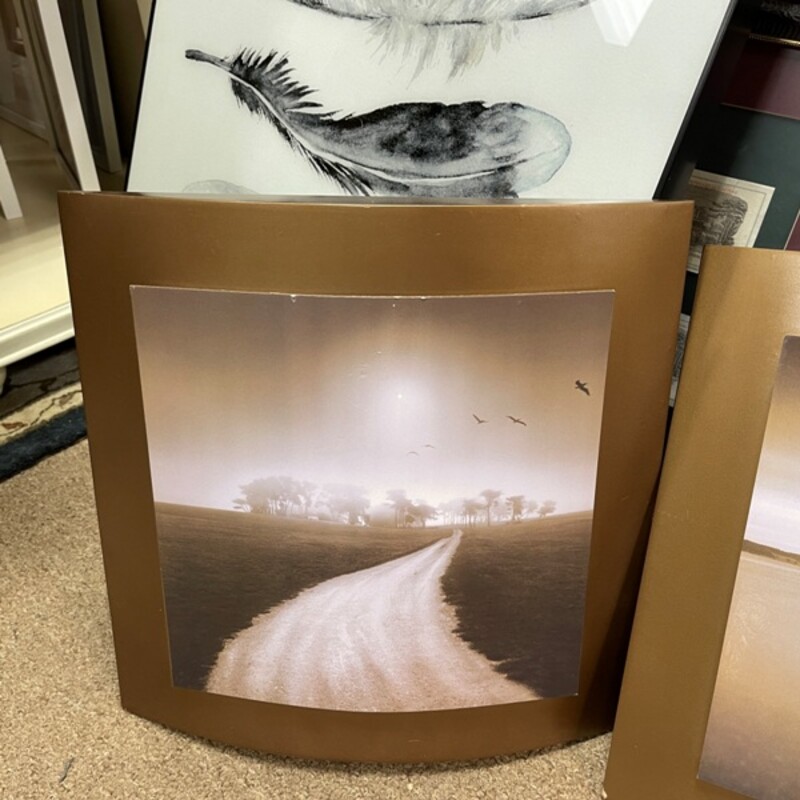 Curve Mounted Photo, Size: 16x16