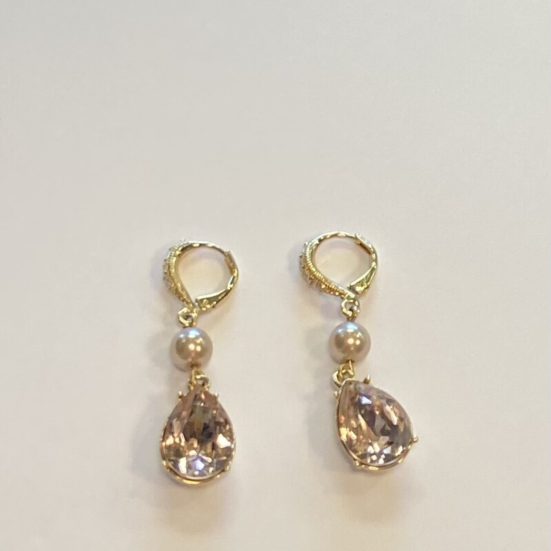 RG Tone Crystal Earrings