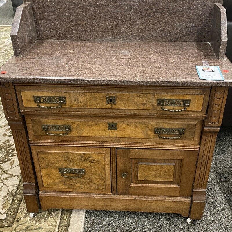 Small Marble Top Buffet