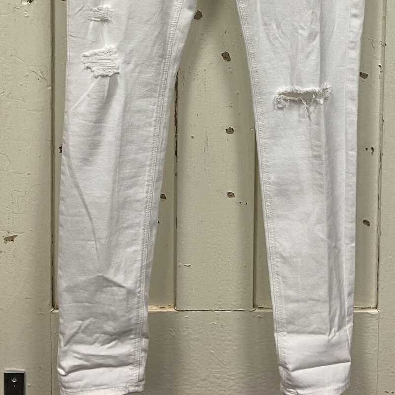 NWT Wht Distrss Jegg Jean<br />
White<br />
Size: 12Tall