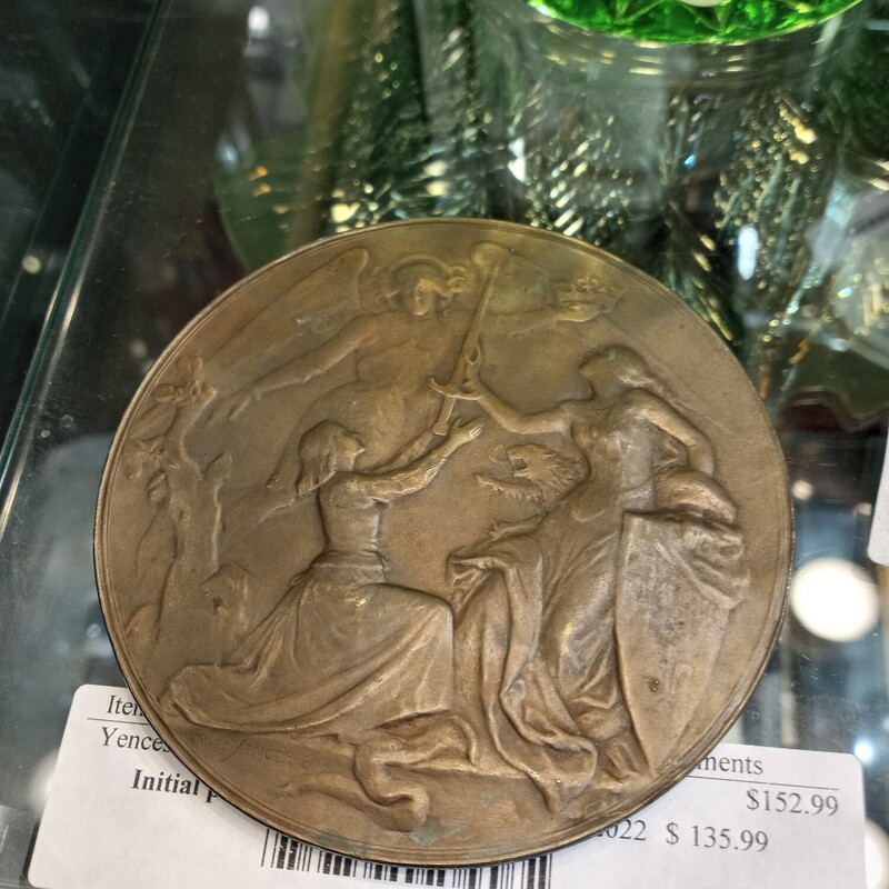 Yencesse Bronze Joan Arc @4 inch diameter