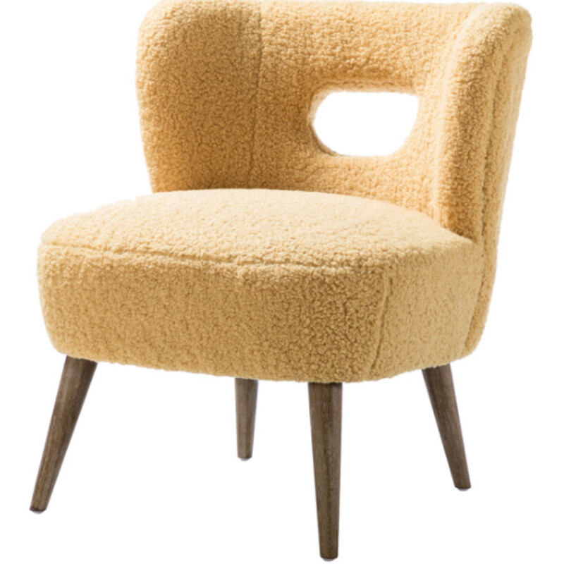 Corinne Wingback Chair

-Color: Mustard-


Size: 26W x 23D x 30H