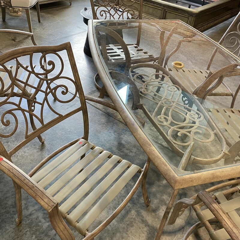 Patio Table W/ 6 Chairs