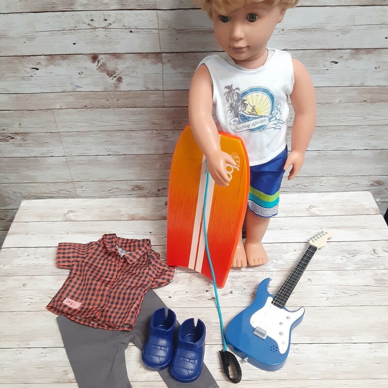 OG Boy Surfer Doll Set