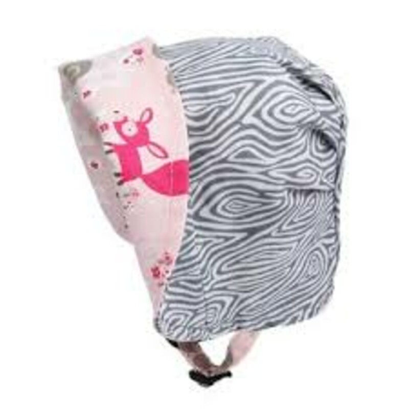 Woodland Critter Bonnet, Pink, Size: 1-2Y
NEW!
Sized to Age – for a perfect fit
Reversible – like two hats in one
Chinstrap - it’s fully adjustable and keeps the hat in place with a break away clip for safety
Full Brim - provides ample shade
Flat Back – perfect to use in baby carriers
100% cotton - means it’s light weight and breathable
Machine Washable - durable and easy to love
Made In Canada