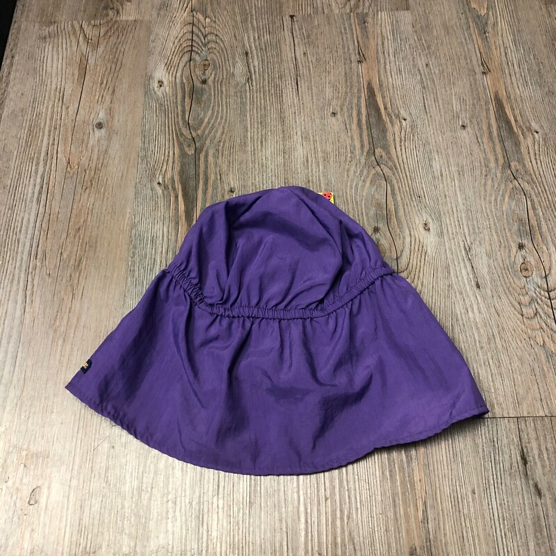 SPF 50+ Beach Hat, Purple, Size: 1-2Y<br />
NEW!<br />
Lightweight - our single layer design makes this hat breathable<br />
Full Coverage - large back flap and large foam peak provide extended coverage<br />
UPF 50+ Nylon - meaning it blocks 97% of the suns harmful UV rays<br />
Quick Dry - they’re dry in minutes and crushable for easy packing<br />
Break-Away Chinstrap - means this hat stays on with safety<br />
Machine Washable - durable and easy to love<br />
Made In Canada
