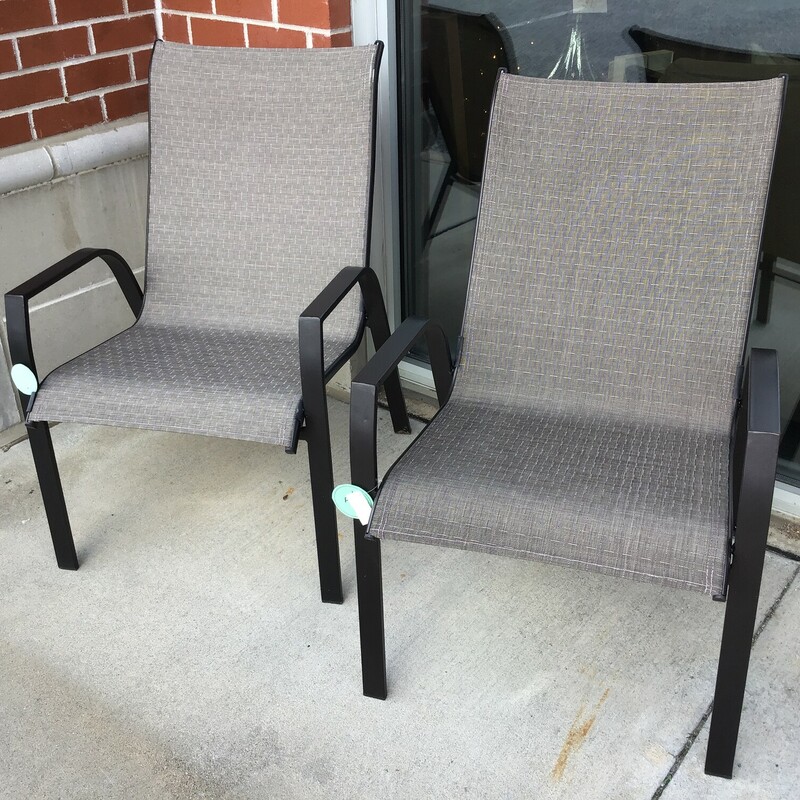 Set Of 2 Stacking Chairs