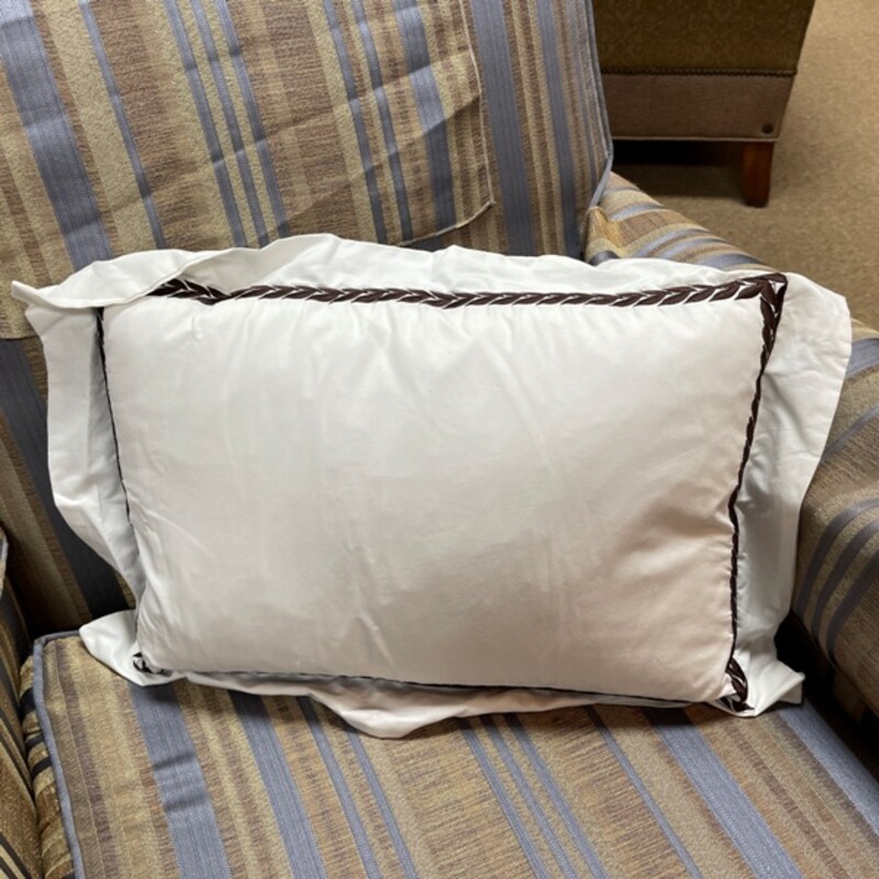 White Boudoir Pillow, Size: 12x18