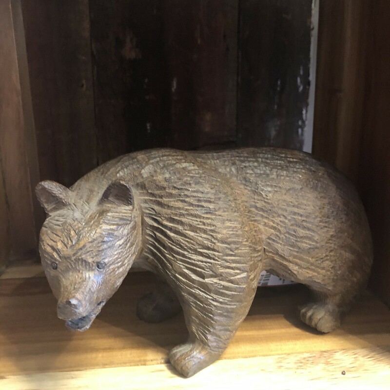Handcarved Wooden Bear

9 L X 6 T