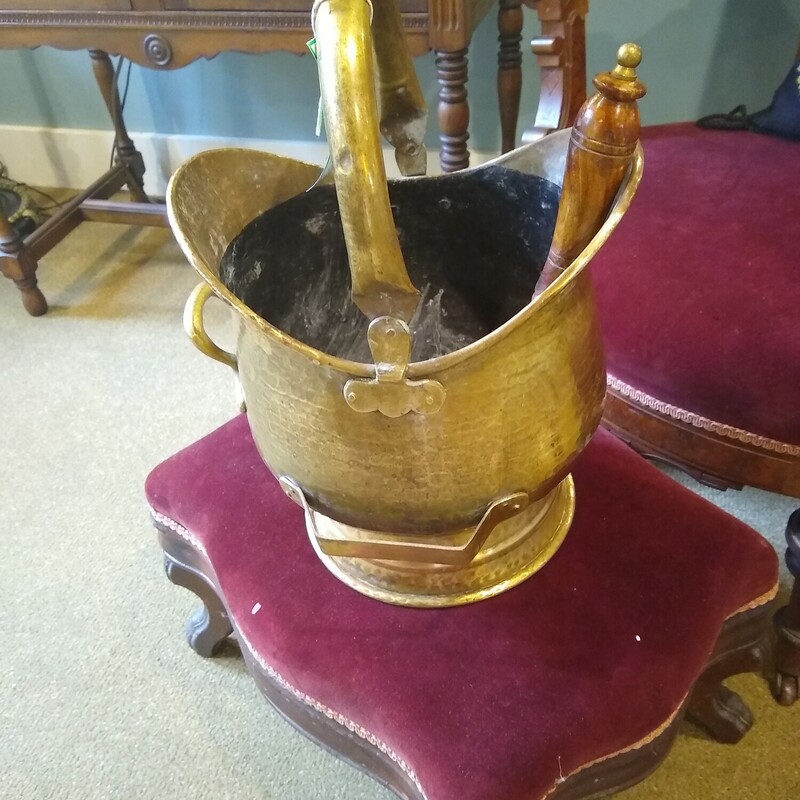 Brass Fire Pot With Scoop