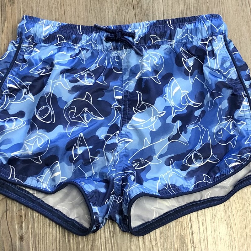 Zara Swimming Shorts, Blue, Size: 4-5Y