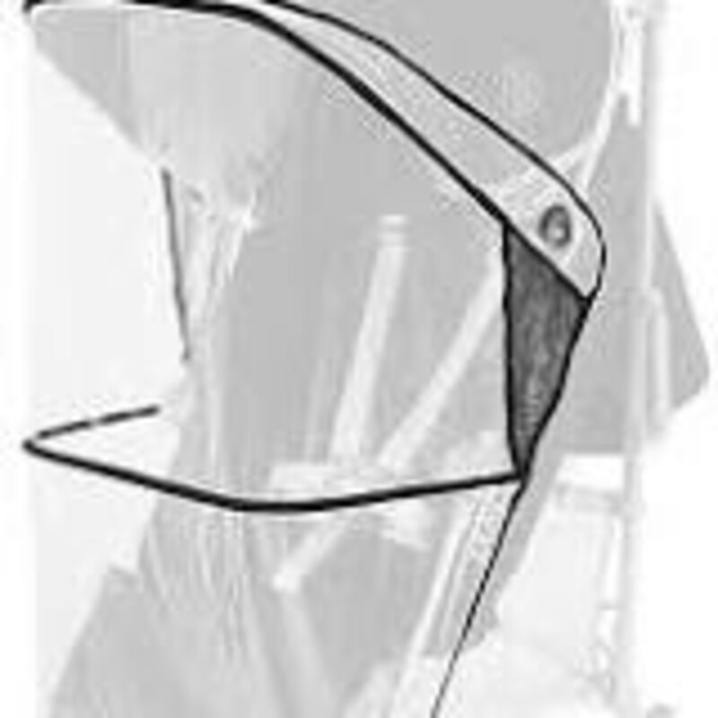 Maclaren Rain Shield, Clear,
Size: For Single Umbrella Stroller
NEW