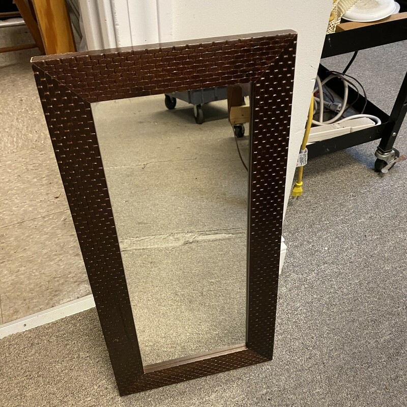Wood Rectangle Mirror