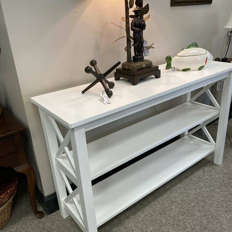 X Side Console Table