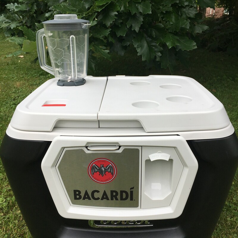 Bacardi Coolest Chest

Excellent Cooler with built-in Marguerita blender!

Only used a few times. Orig. $299