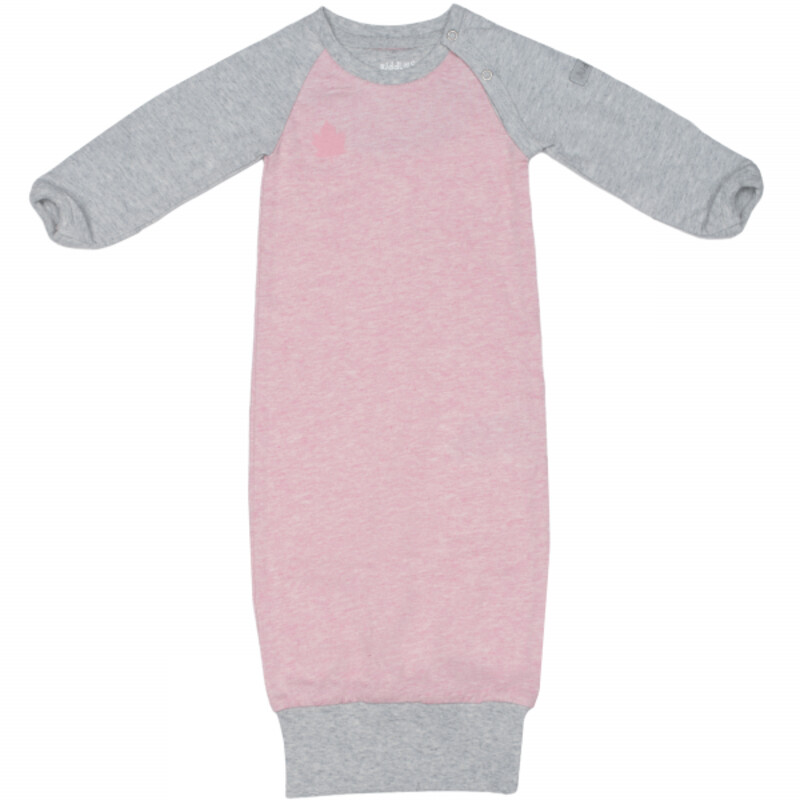 Organic Raglan Nightie P, Pink 0-3, Size: Clothing