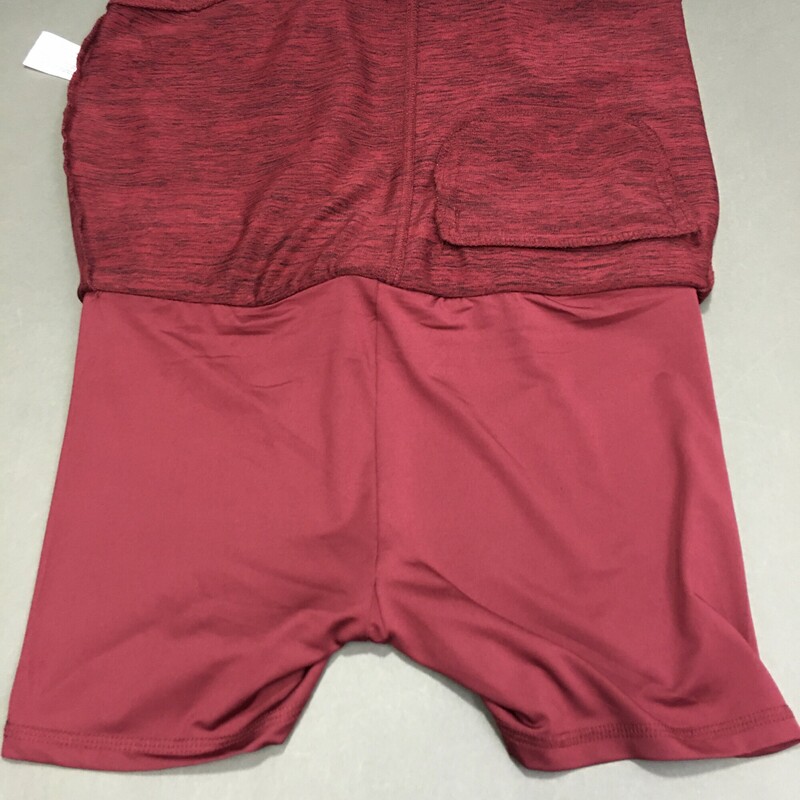 Z By Zohba Skort, Maroon, Womens Size: Small<br />
Z by Zohba Skort maroon, covered wide tooth zip back Pocket, light knit w under boyshorts, lightweight, nice condition. Skort: 96%Polyester,4% Spandex , shorts: 91%Polyester,8% Spandex<br />
Machine wash cold gentle like colors, no bleach, tumble dry low.do not dry clean do not wring dry.<br />
<br />
7.9 oz