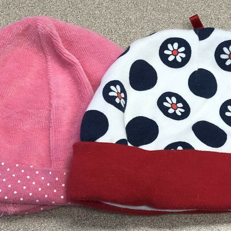 Baby Cotton Hat, Multi, Size: Newborn
2pc