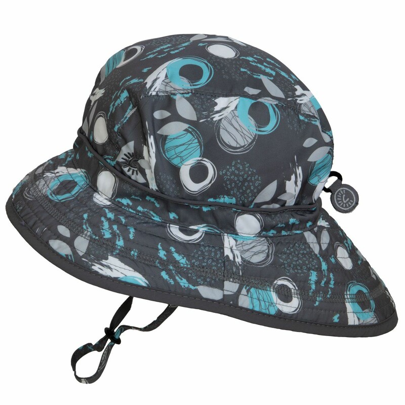 QuickDry Bucket Hat 3-5y, GrayPrin, Size: Outerwear

100% Nylon
Ultimate UV Protection of 50+
Adjustable Crown Keeps Hat On
Extra Wide Brim on Back
Adjustable & Removable Chin Straps
Light Weight