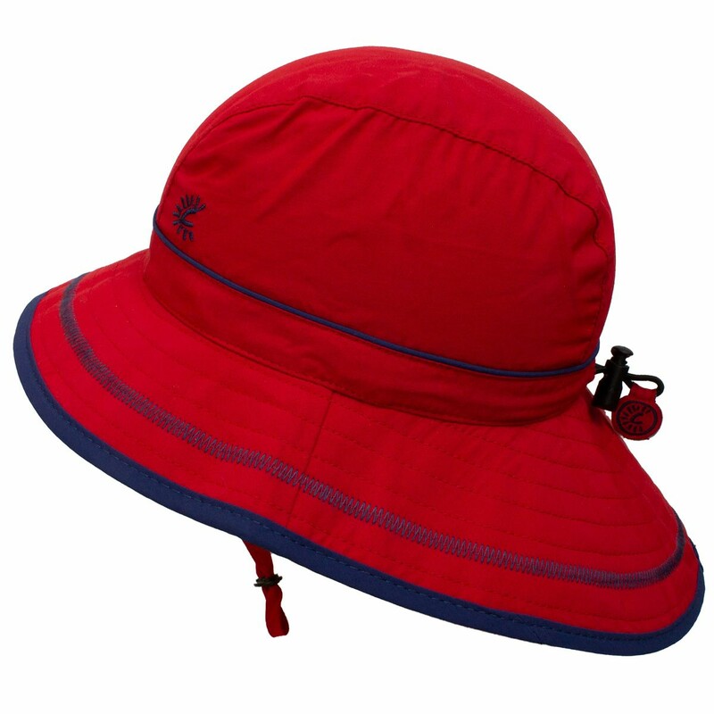 Bucket Hat 3-5 Yrs Red, Red, Size: Outerwear