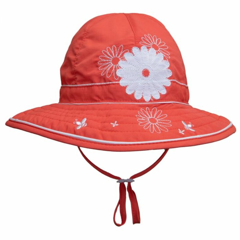 Coral Hat, 6-12 Mos, Size: Outerwear

100% Nylon
Ultimate UV Protection of 50+
Adjustable Crown Keeps Hat On
Adjustable Brim for Better Fit
Adjustable & Removable Chin Straps
Light Weight and Quick Dry