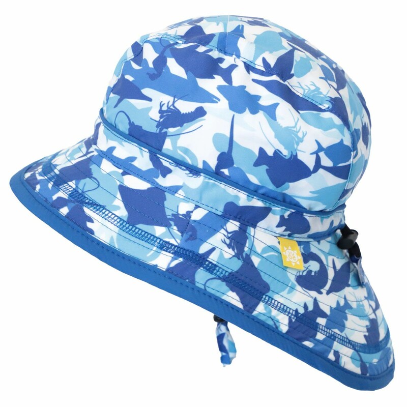 Quick Dry Shark Hat 3-5Y, Blue, Size: Hat
