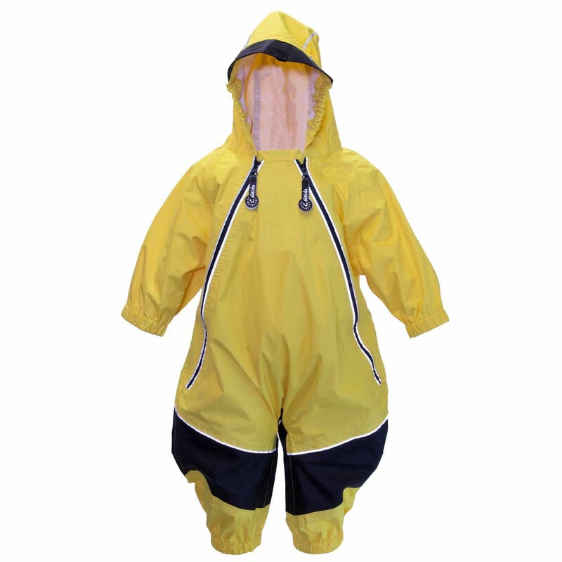 One Piece Rain Suit 5y Ye, Yellow, Size: Rainwear