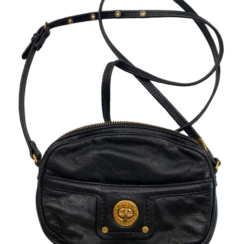 Marc Jacobs, Blk/gold, Size: Os
crossbody strap