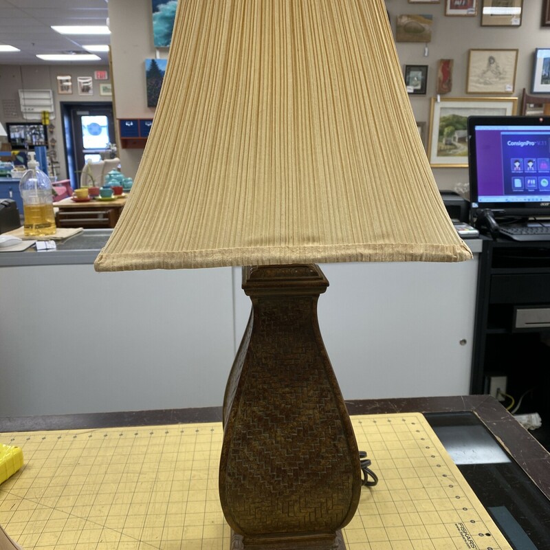 Faux Bamboo Table Lamp