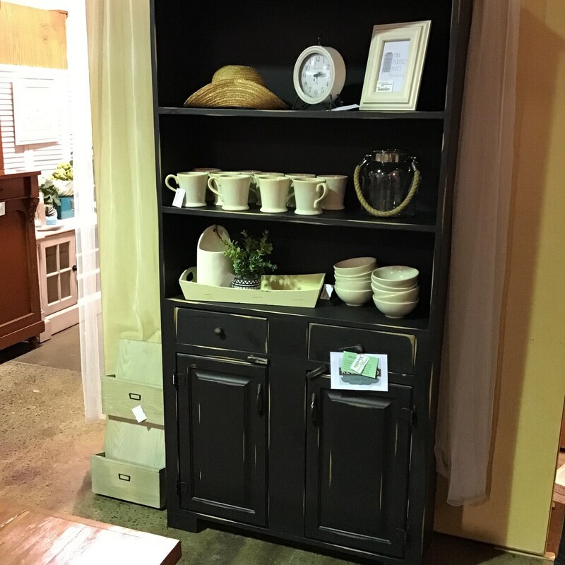 3 Shelves Over Cabinet