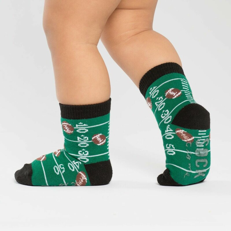 Football Toddler Socks, Age 1-2, Size: Clothing