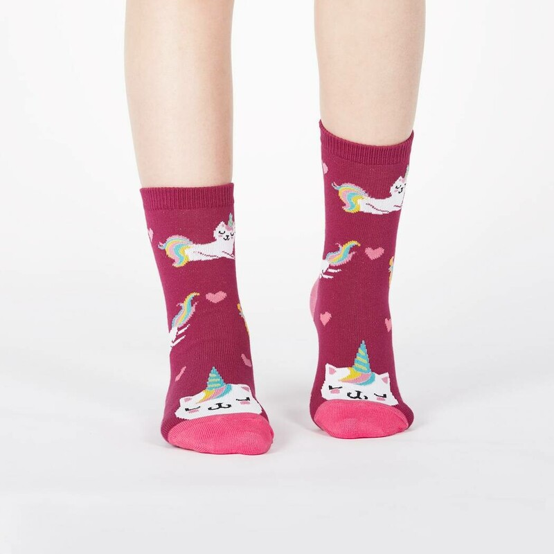Youth Caticorn Sock, Age 3-6, Size: Clothing