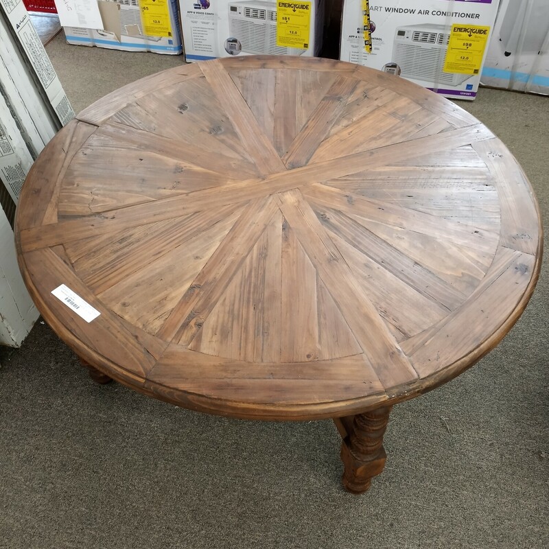 Round Brown Coffee Table