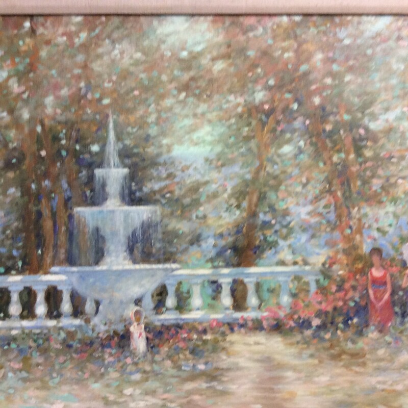 This is a EJ Cygne French Impressionist and Modern Painter Signed Original. EJ Cygne is an award wining painter who studied under a landscape painter. This painting is an oil on canvas, framed.