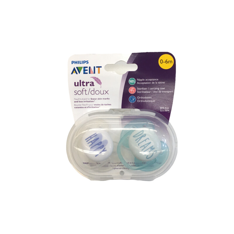2pc Ultra Soft Pacifier N