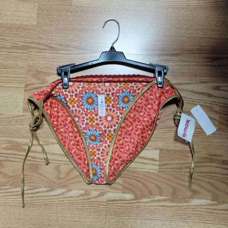 NEW AERI SWIM BOTTOMS, ORANGE, Size: XXL